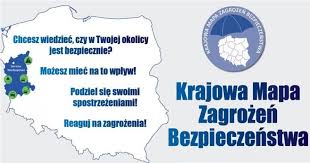 Link do serwisu Krajowa Mapa Zagrożeń Bezpieczeństwa