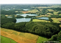 Zdjęcie lotnicze - Suwalski Park Krajobrazowy