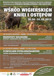 Zaproszenie na warsztaty i Sympozjum Popularnonaukowe w Wigrach 30.04 - 01.05. 2019