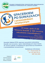 Spacerkiem po Suwałkach z przewodnikiem turystycznym - 23.05.2019