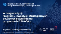 Polski Ład – 14 250 000 zł dla Powiatu Suwalskiego