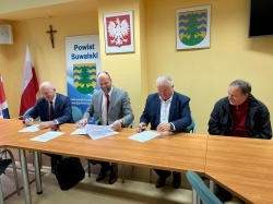 Podpisanie umowy na remont odcinka drogi powiatowej nr 1120B Bakałarzewo - Raczki